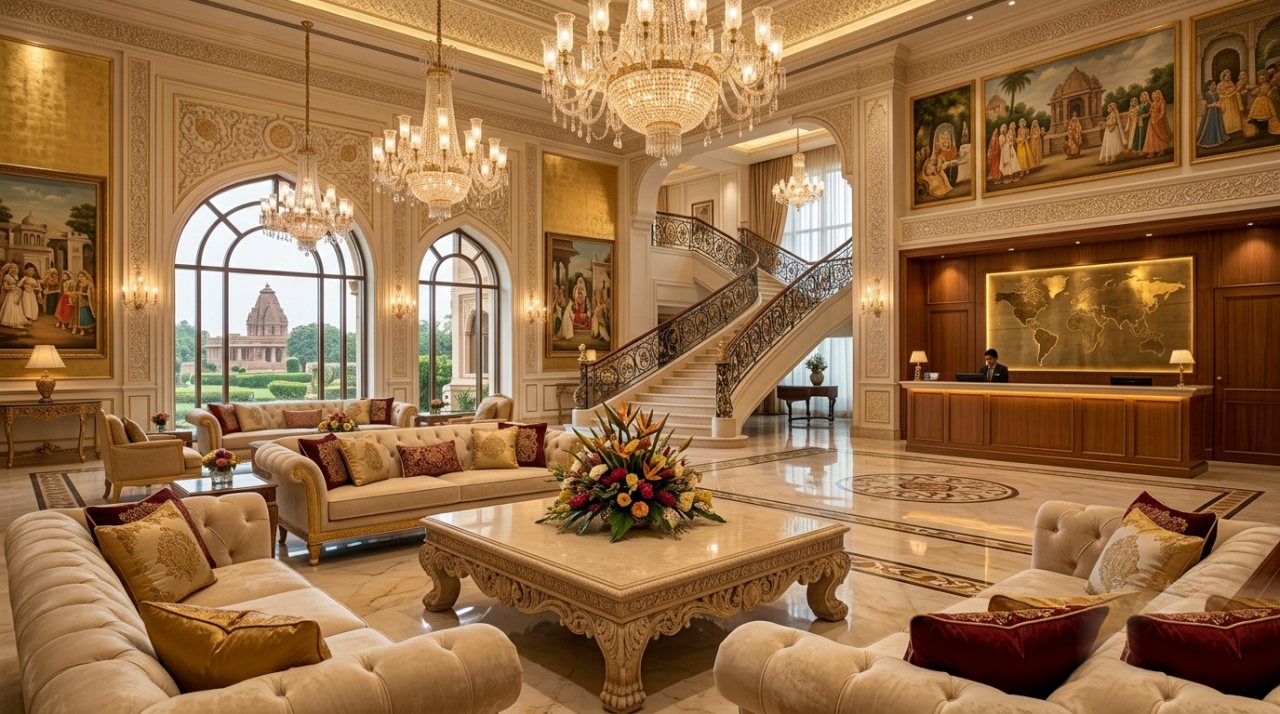 Luxury five-star hotel suite in Gujarat