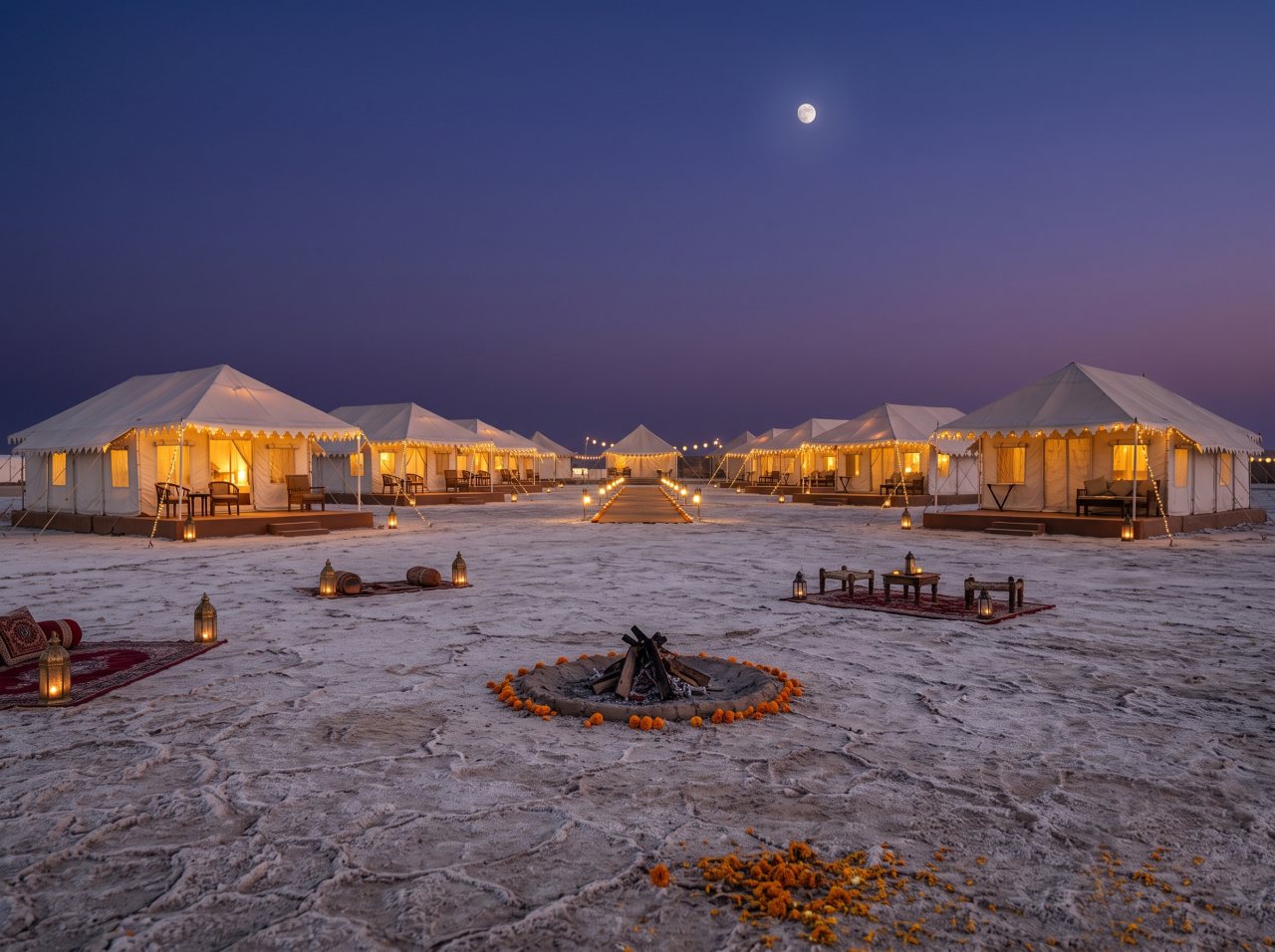 White Rann of Kutch salt desert